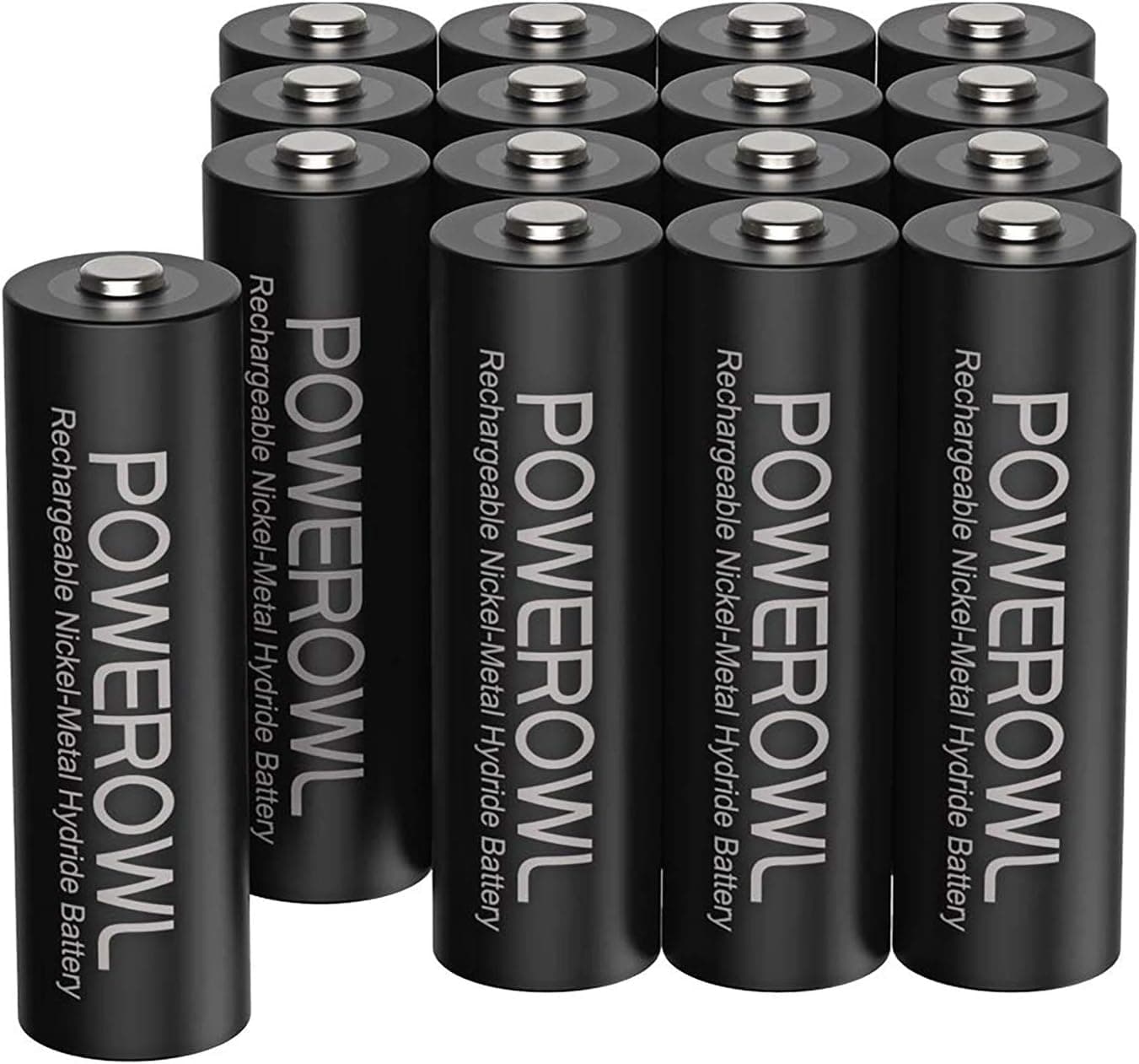 🔋🔋🔋 POWEROWL Akku AA 2800mAh AA Akku Wiederaufladbare 16 Stück 🎉🎉