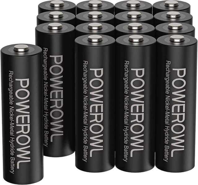 🔋🔋🔋 POWEROWL Akku AA 2800mAh AA Akku Wiederaufladbare 16 Stück 🎉🎉