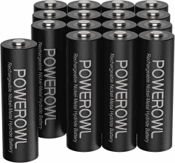 🔋🔋🔋 POWEROWL Akku AA 2800mAh AA Akku Wiederaufladbare 16 Stück 🎉🎉 Angebot bei HelloDeals