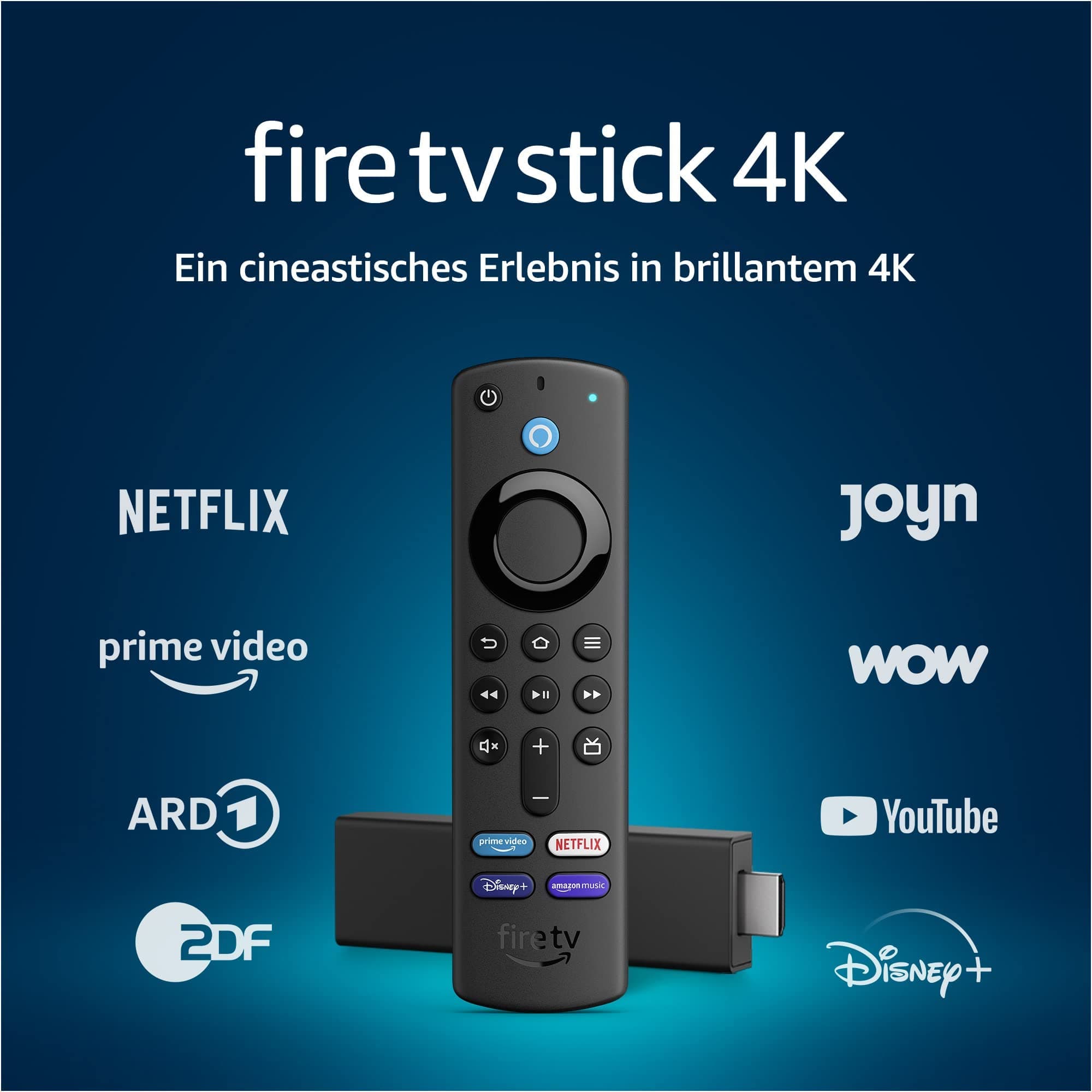 🔥 Deal: Fire TV Stick 4K Zertifiziert & generalüberholt mit Alexa-Sprachfernbedienung 📺