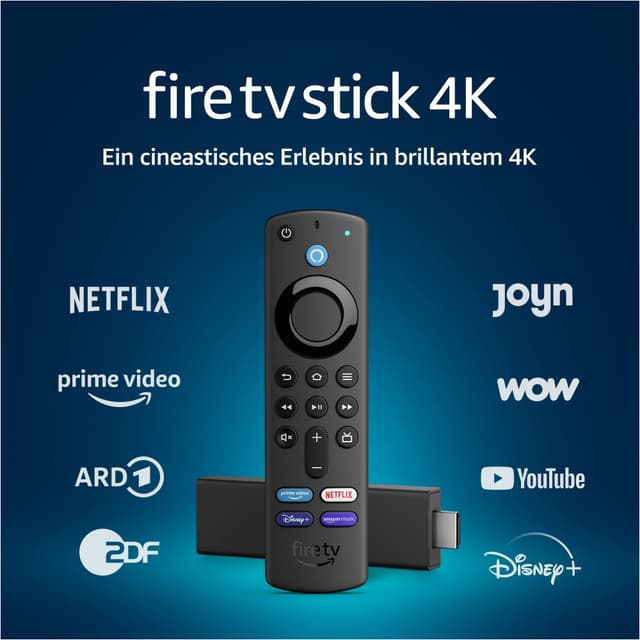 🔥 Deal: Fire TV Stick 4K Zertifiziert & generalüberholt mit Alexa-Sprachfernbedienung 📺