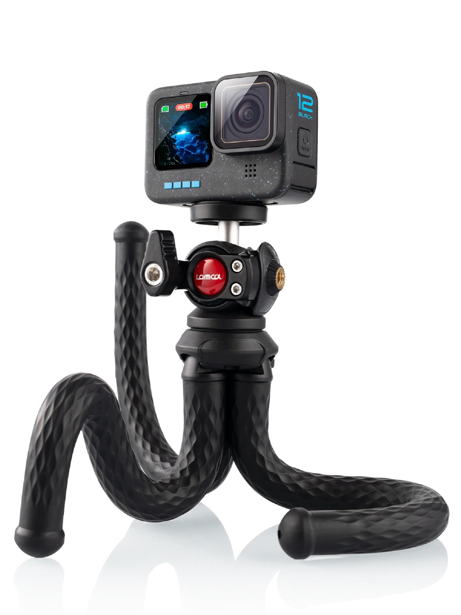 📸🦵 Lammcou Go Pro Flexibles Stativ - Perfekt für Action-Kameras Hero 13 12 11 10 9