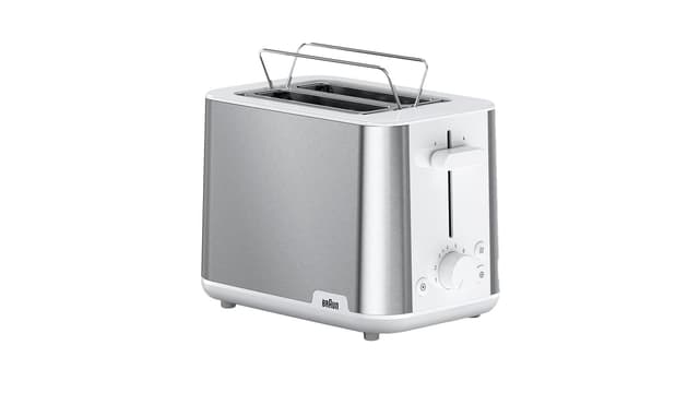 🔥 Deal: Braun PurShine Toaster HT1510WH, 2-Schlitz-Toaster, 8 Röstgrade, Highlight- und Auftaufunktionen, Krümelauffangschale, 900W, Weiß