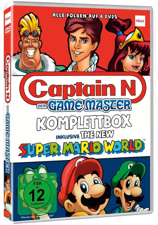 👾 Captain N: Der Game Master + The New Super Mario World Serie Komplettbox 👾