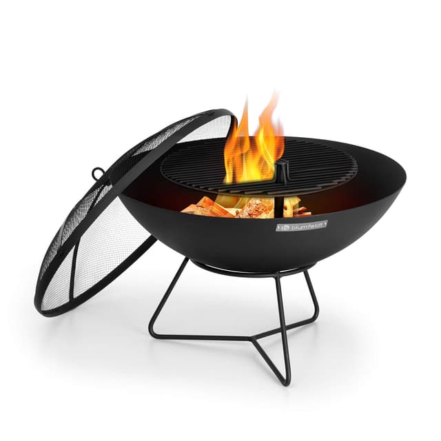 Blumfeldt Orbit 3-in-1 Stahl-Feuerschale 🔥🍴🌳