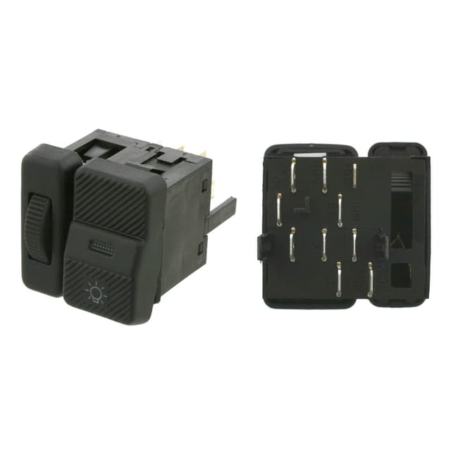 🚗 FeBi Bilstein 24786 Lichtschalter für Stand- und Abblendlicht - Schwarze Schalter für VW Fahrzeuge