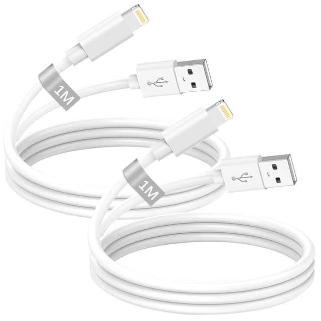 📱⚡ iPhone Ladekabel Original Apple MFi Zertifiziert, USB Lightning Kabel 1M 2Pack 🎉🔋
