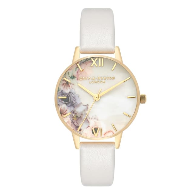 Olivia Burton Analog Quarzuhr für Damen 🌸🕰️