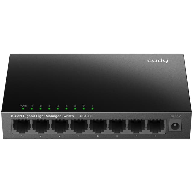 Cudy 8 Port Gigabit Switch mit Easy Smart Management 🌐