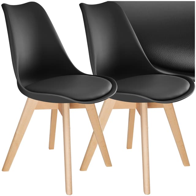 🌟 2er Set Esszimmerstühle - Modernes skandinavisches Design 🪑