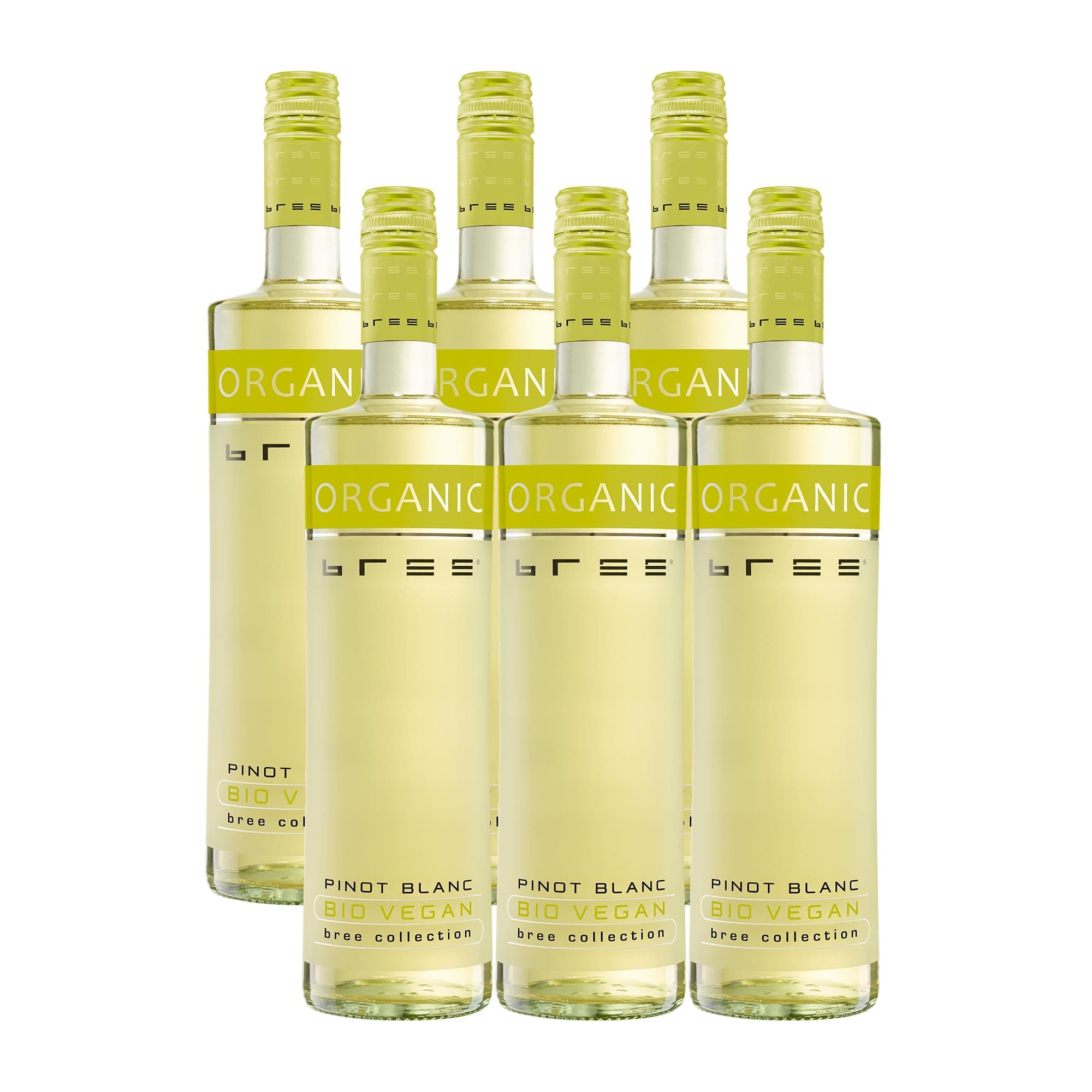 🌿🍷 Bree Organic Pinot Blanc Vegan (6 x 0,75l) - Bio & Vegan - 23.15€