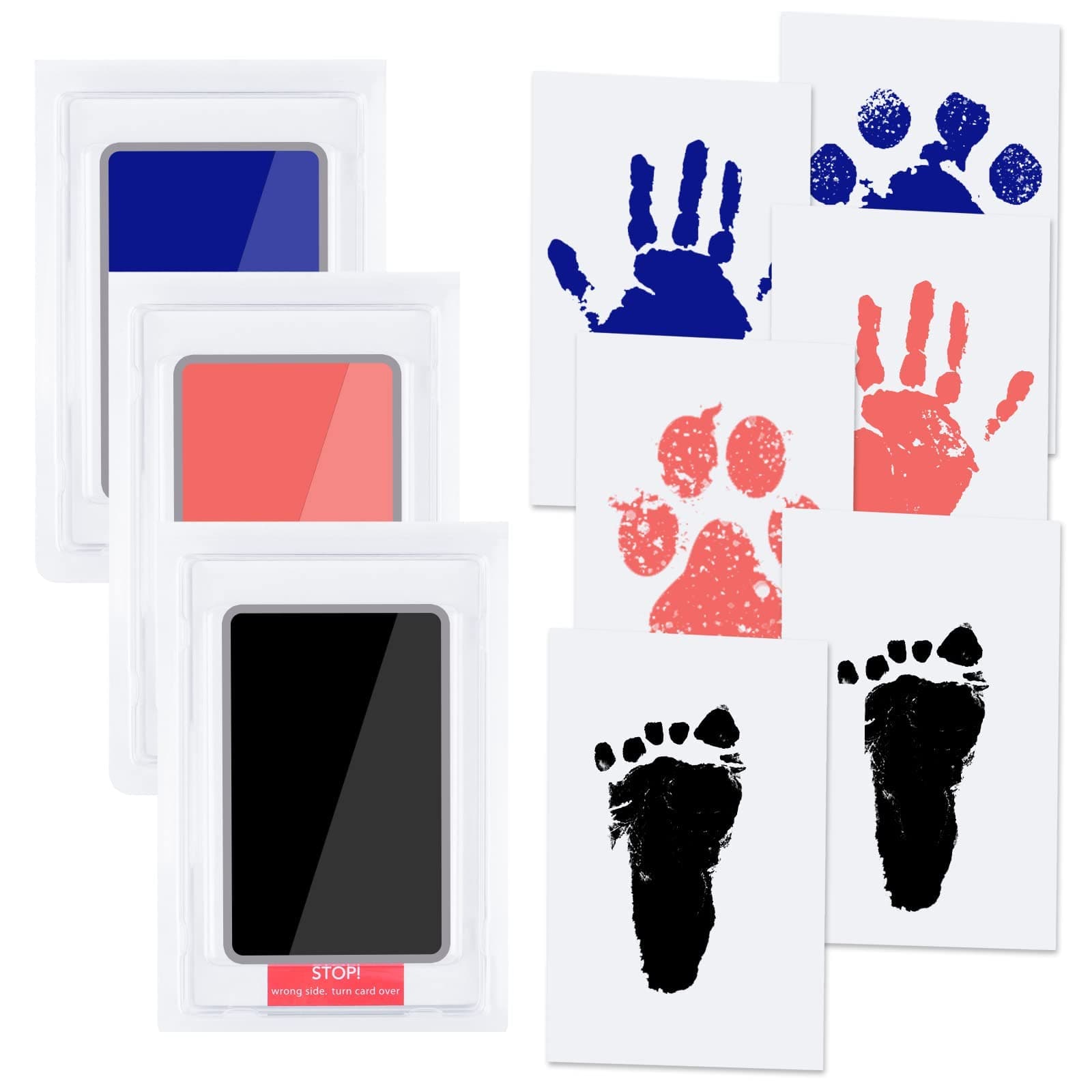 Vicloon Baby Abdruck Set - Baby Handabdruck und Fußabdruck 🦶