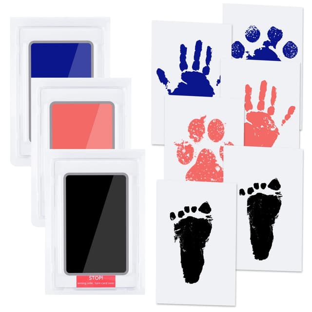 Vicloon Baby Abdruck Set - Baby Handabdruck und Fußabdruck 🦶