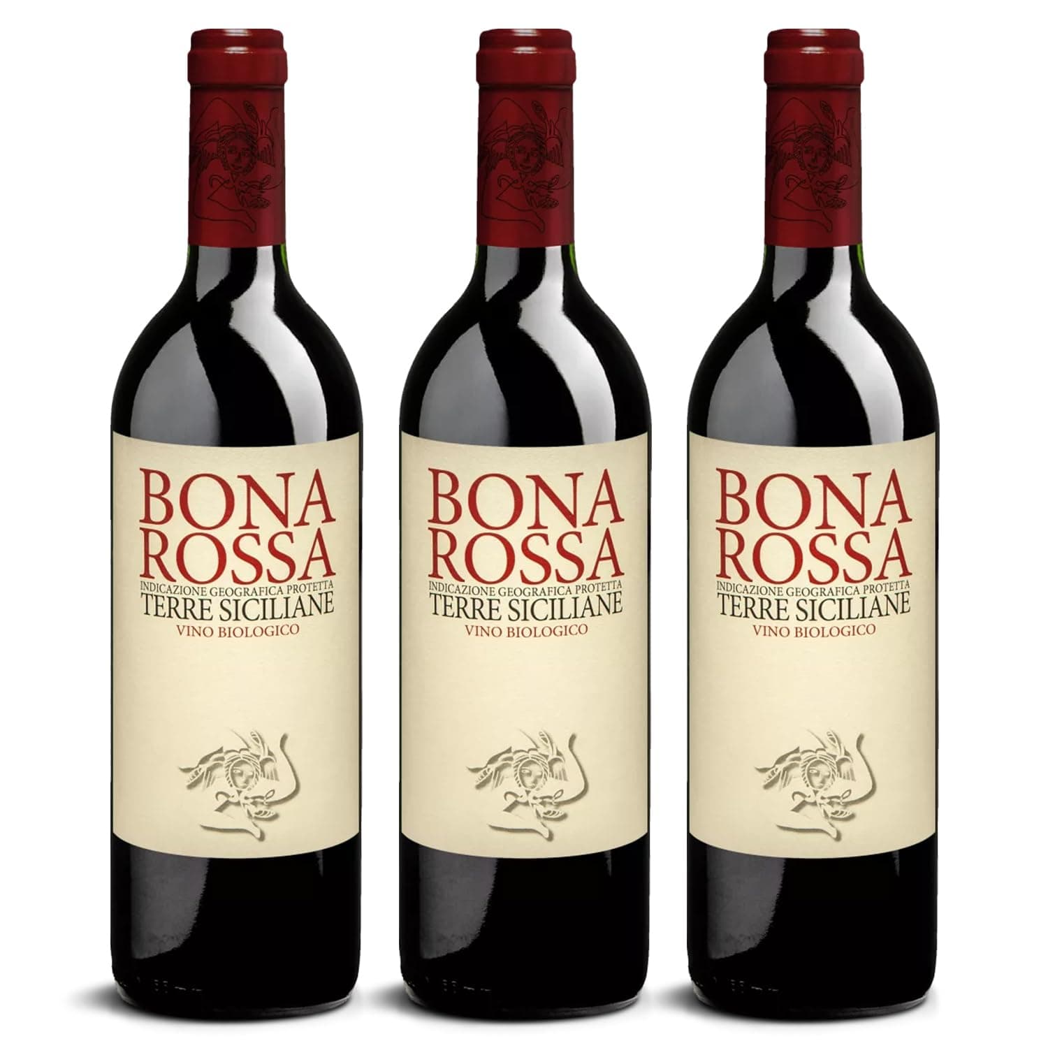 DELINAT – Bonarossa 2022 – Italienischer Rotwein trocken – Bio-Wein aus Sizilien 🍷🇮🇹
