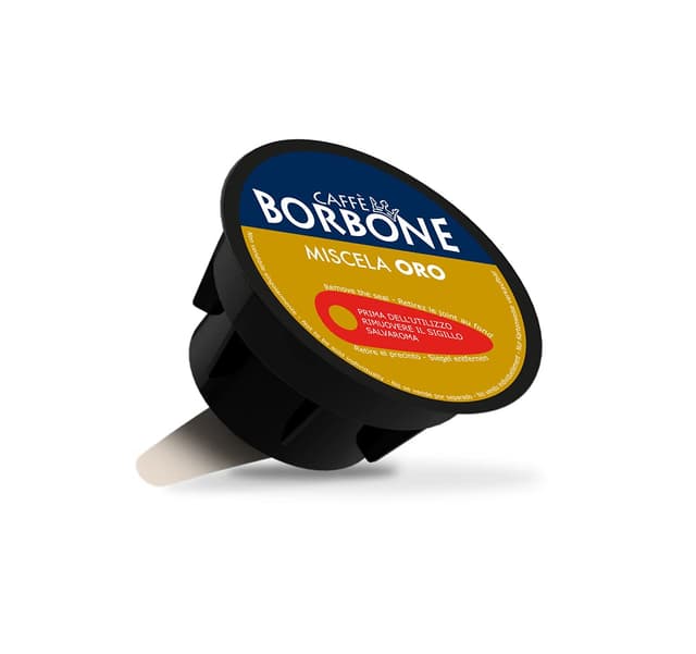 Caffè Borbone Kaffeekapseln, Gold-Kaffeemischung - 90 Stücke (6 Packungen zu 15 Kapseln) - Nescafè Dolce Gusto kompatibel
