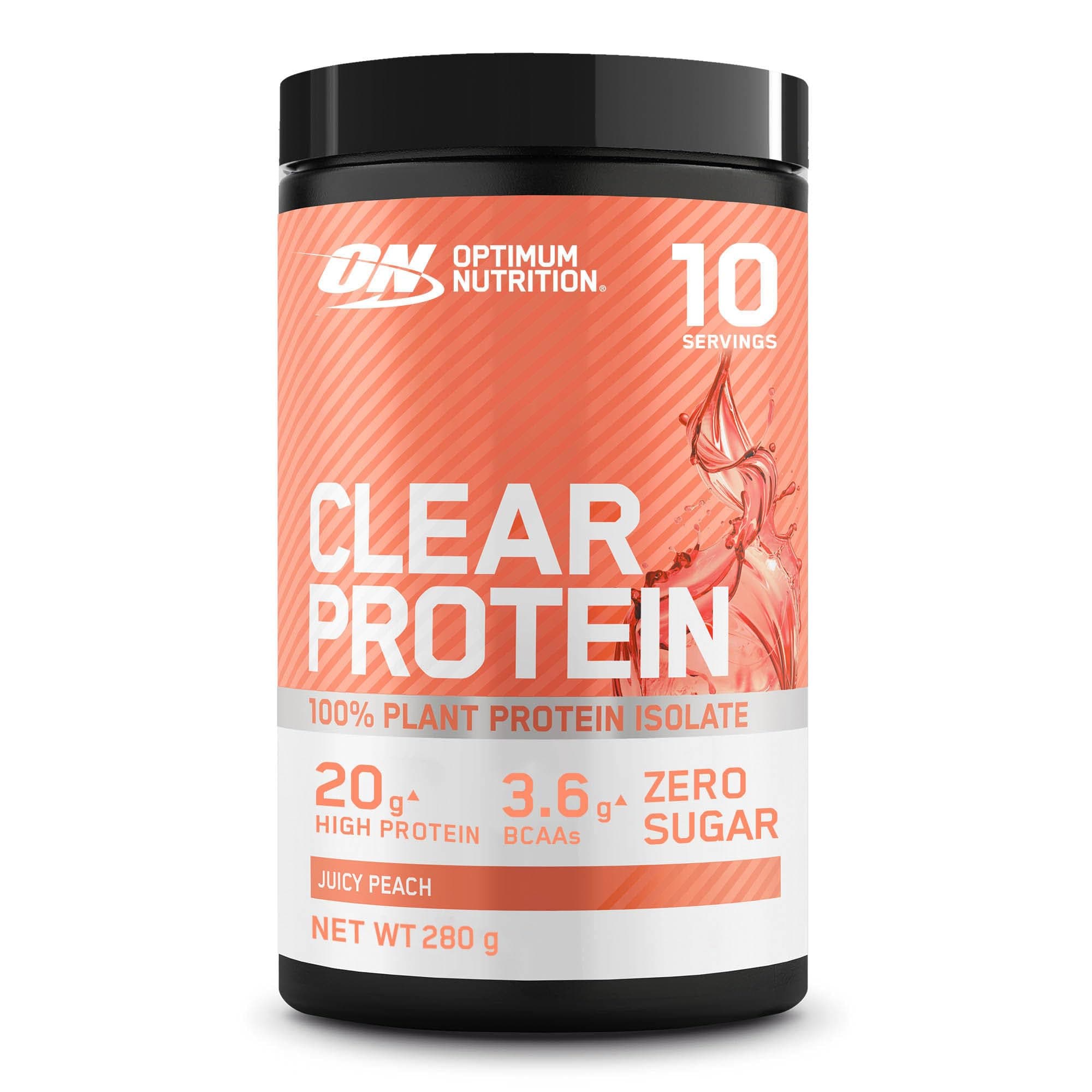 Optimum Nutrition Clear Protein 100% Pflanzenprotein-Isolat 🌿🍑