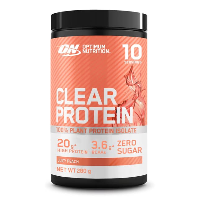 Optimum Nutrition Clear Protein 100% Pflanzenprotein-Isolat 🌿🍑