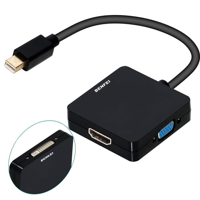 🌟 BENFEI Mini DisplayPort auf HDMI VGA DVI Adapter - 3-in-1 Konverter 🌟