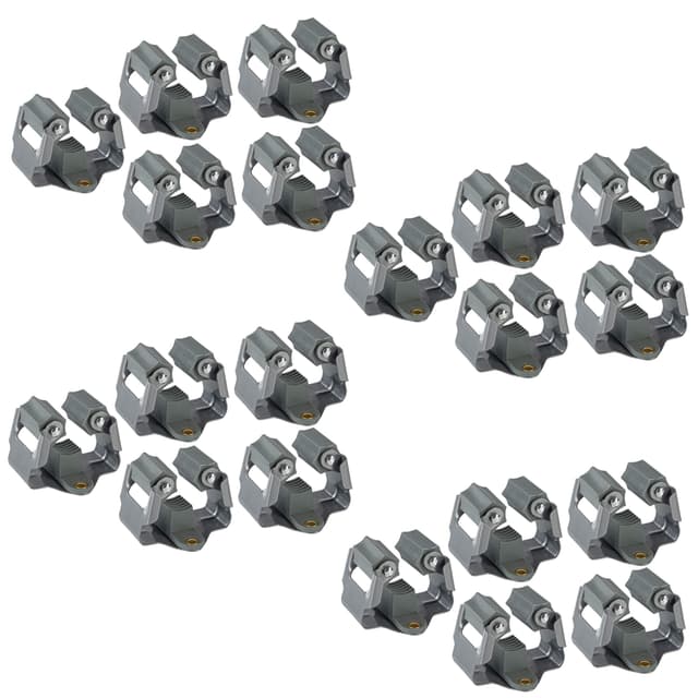 🛠️🧤 ONVAYA Gerätehalter Klemmfix 20er Set | Werkzeughalterleiste | Besenhalter | inkl. Arbeitshandschuhe