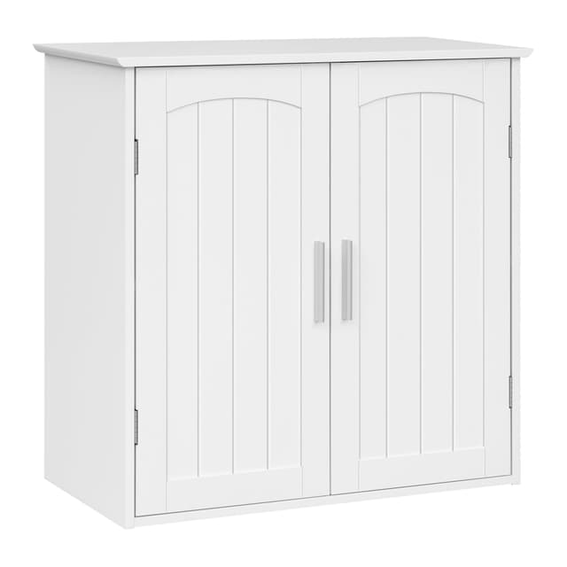 🛁 EUGAD Hängeschrank Weiß 60x30x60 cm - Sturmbar und Langlebig! 🌟