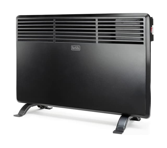 BLACK+DECKER Konvektorheizung BXCSH1200E 1.200W Schwarz | Programmierbar | Für Badezimmer geeignet
