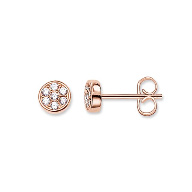 Thomas Sabo Ohrstecker Sparkling Circles 925 Sterling Silber H1848 Roségoldfarben ✨🌸🌟