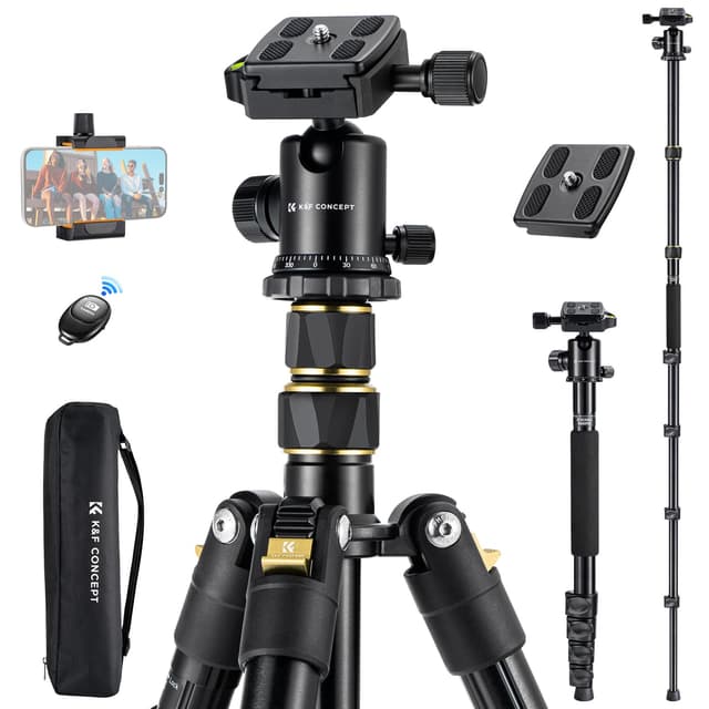 K&F Concept Kamerastativ,184cm Handy Kamera-Stativ 📸🎥