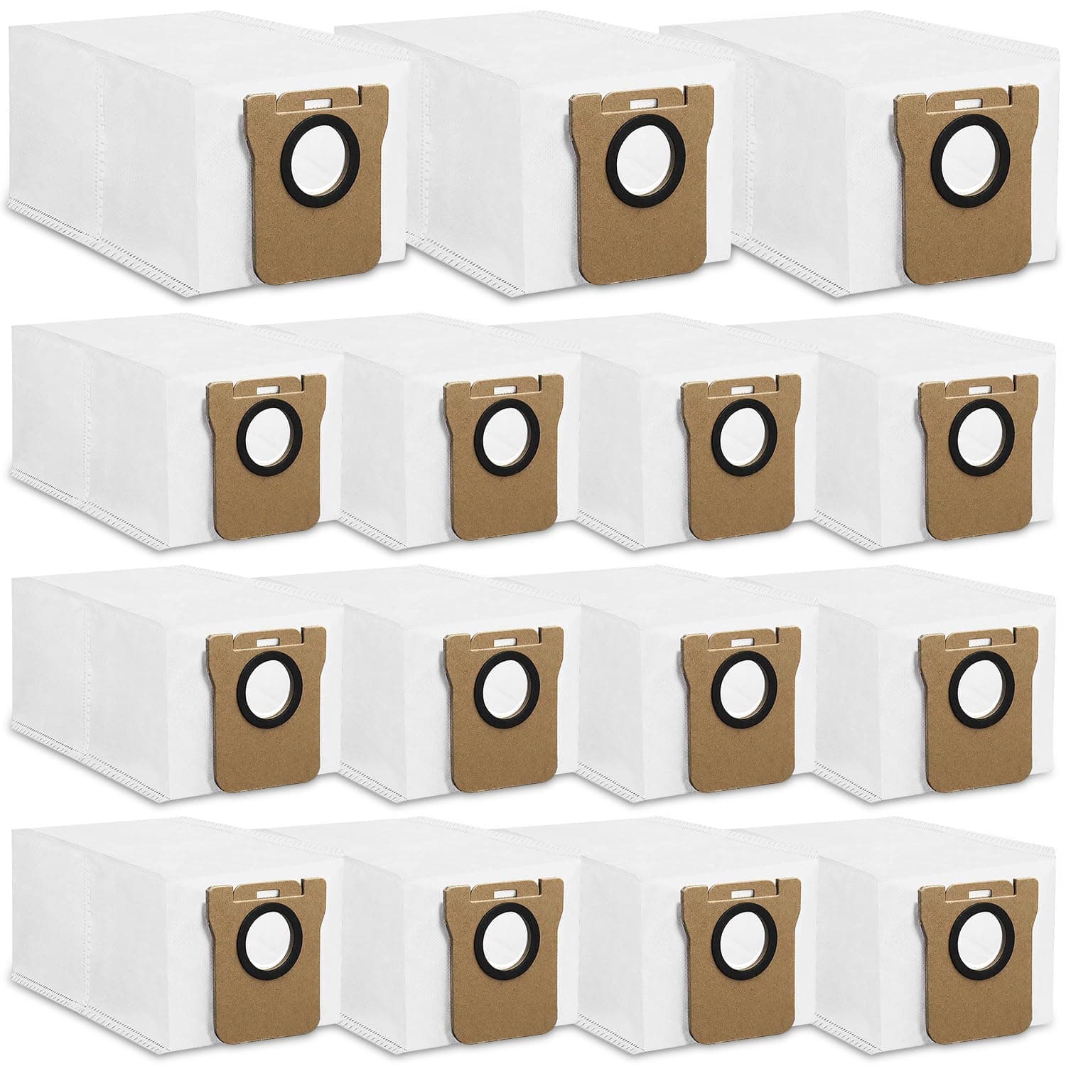 🌟🧹 Fishoney 15 Stück Staubbeutel Kompatibel mit Dreame L10s Ultra, L20 Ultra, Xiaomi X10+, X40 Ultra Saugroboter