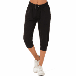 Smith & Solo Jogginghose Damen – Sporthose Frauen Baumwolle| Sweatpants Slim Fit Freizeithose Lang | Trainingshose Fitness High Waist – Jogger Laufhosen Modern L Schwarz 3/4 🏃‍♀️ Angebot bei HelloDeals