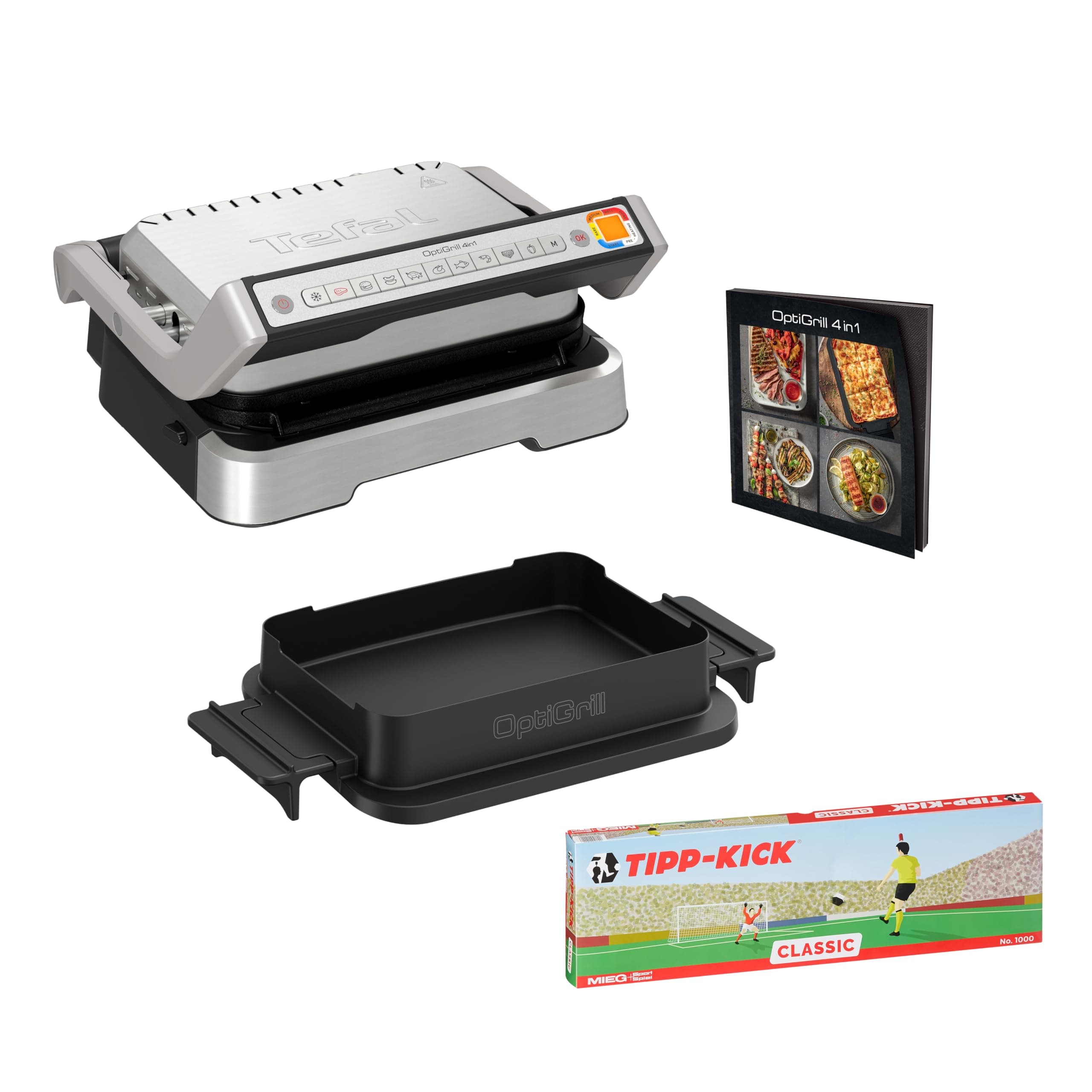 Tefal OptiGrill 4-in-1 Tipp-Kick Edition Kontaktgrill 🍔🔥