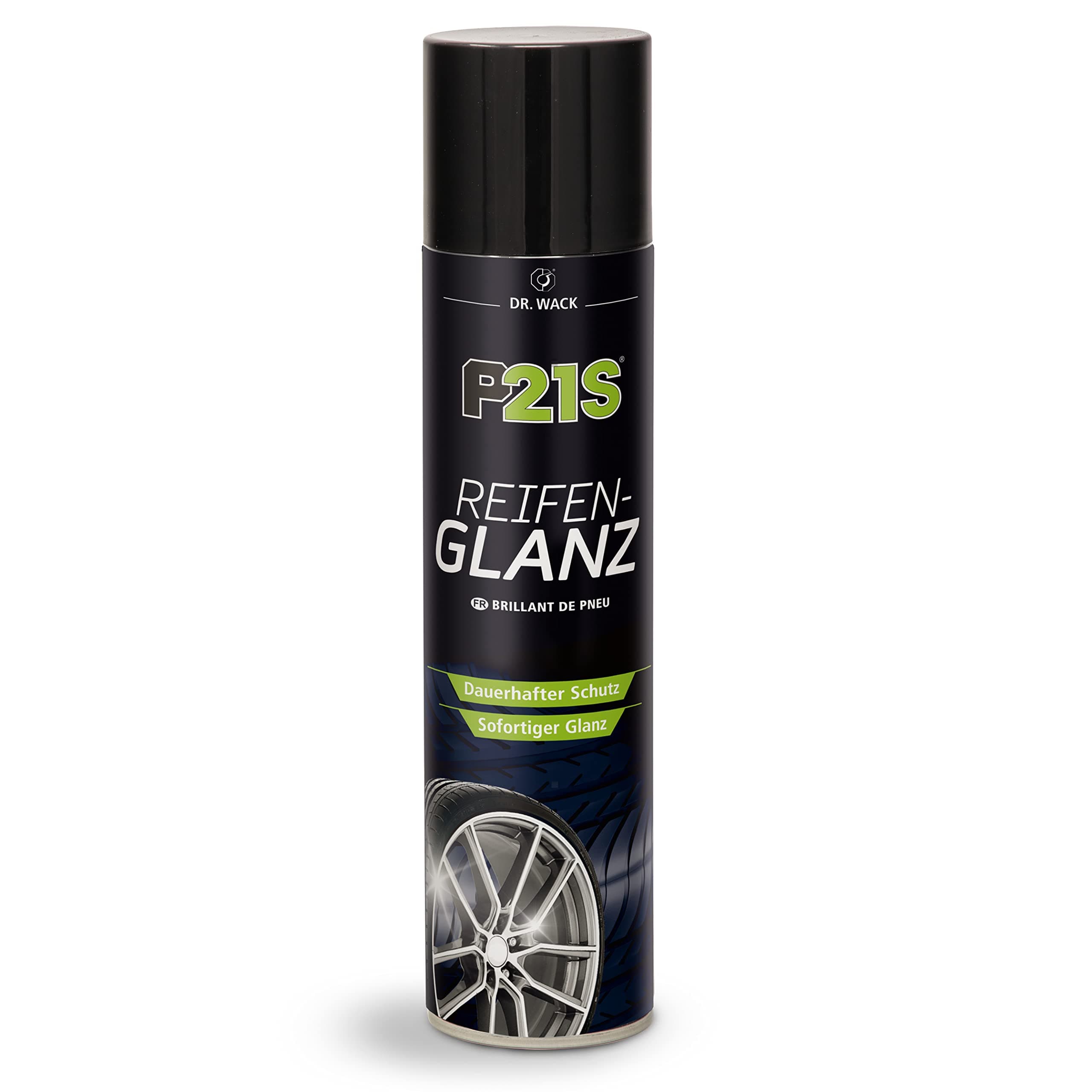 🚗💫 DR. WACK P21S Reifen-Glanz Spray 400 ml - Hochwertige Autopflege 400 ml (1er Pack)