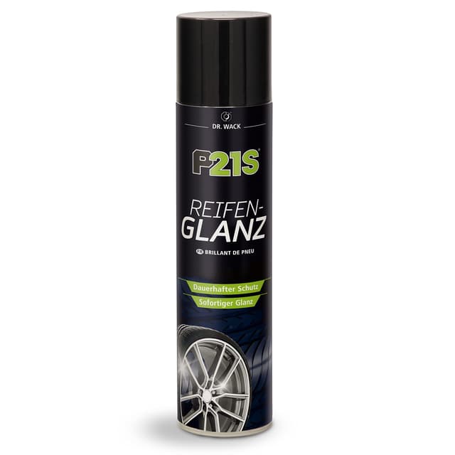 🚗💫 DR. WACK P21S Reifen-Glanz Spray 400 ml - Hochwertige Autopflege 400 ml (1er Pack)