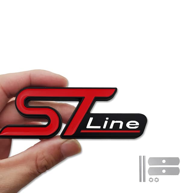 Auto Metall ST Line Emblem Frontgrill Karosserie Kofferraum Dekoration Aufkleber 🚗