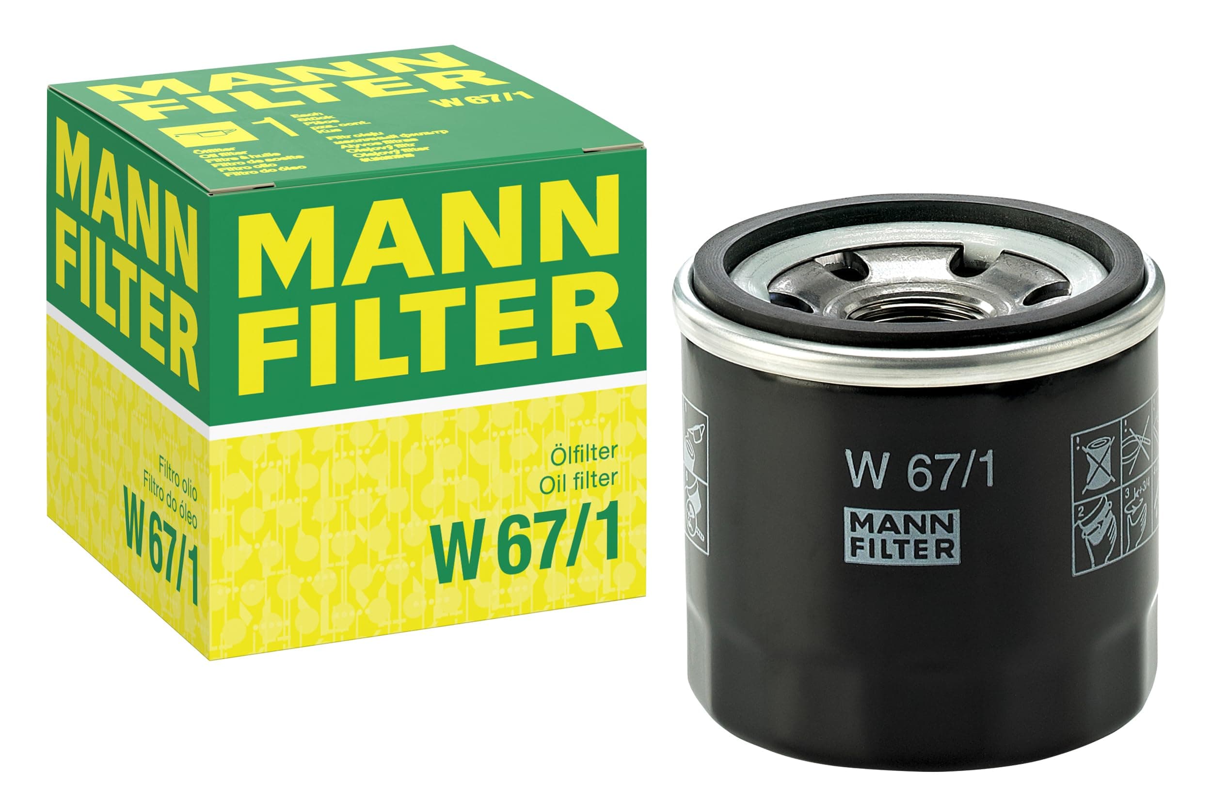 🔥 ANGEBOT: MANN-FILTER W 67/1 Ölfilter für Pkw + Transporter 🚗🚚