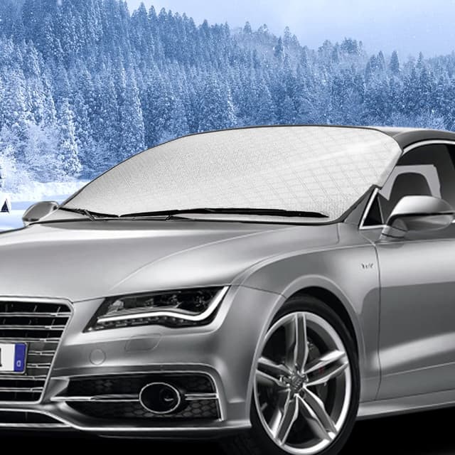 🌟 Frontscheibenabdeckung für alle Jahreszeiten 🚗❄️☀️
