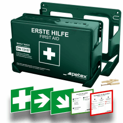 🏥 PETEX Betriebsverbandkasten Standard mit Inhalt nach neuer DIN 13157 🚑 Angebot bei HelloDeals