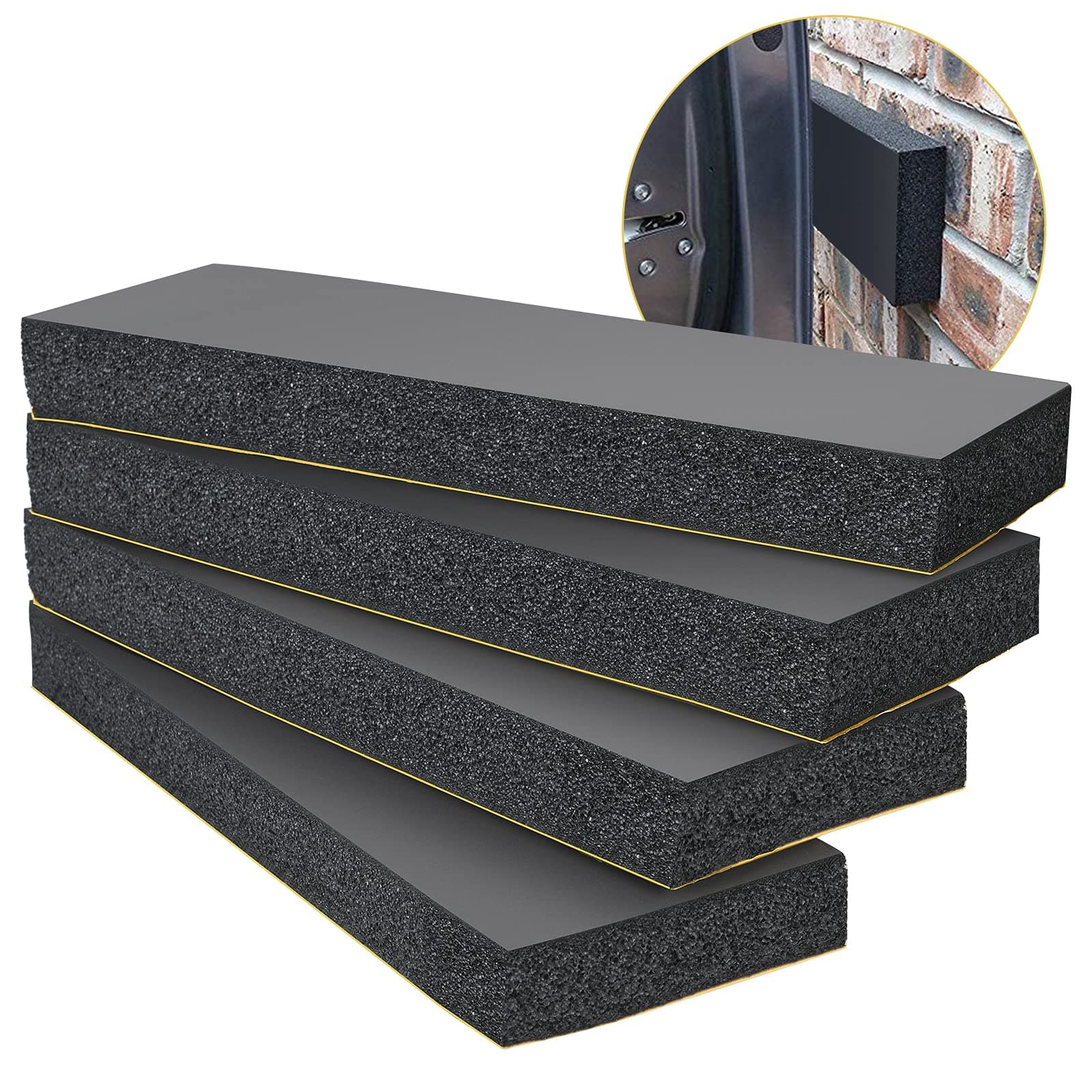 🚗🏡 4er Set Garagen Wandschutz Selbstklebend Autotür Wandschutz 3cm Extra Dicker Auto Schutz