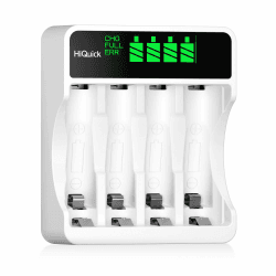 HiQuick Akku Ladegerät mit LCD Anzeige 📱🔋 Angebot bei HelloDeals