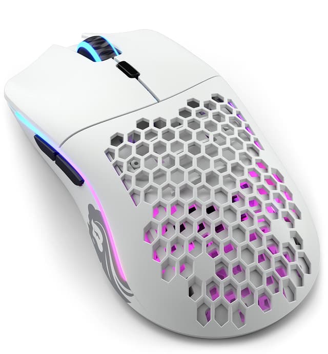 🎮 Glorious Gaming Model O Wireless Gaming Mouse - Superleichte 69 g, Wabendesign, RGB-Beleuchtung