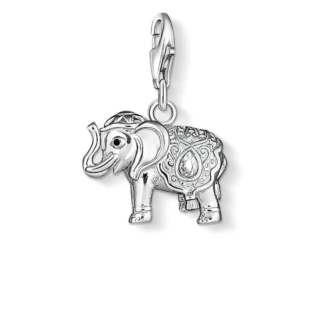🌟 Thomas Sabo Damen Charm-Anhänger Hund Welpe 🐶 Charm Club Elephant 🐘 Charm Anhänger
