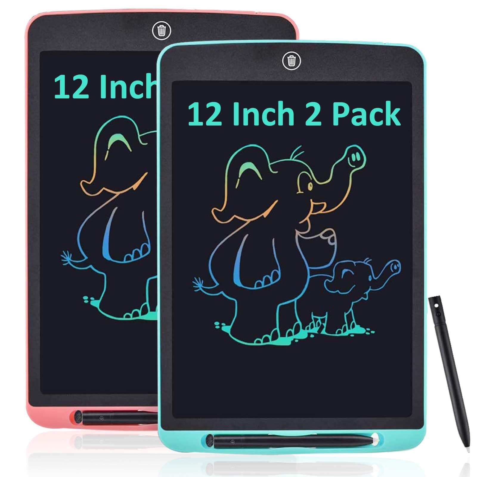 🌈 LCD Schreibtafel Kinder 12 Zoll Set 🎨