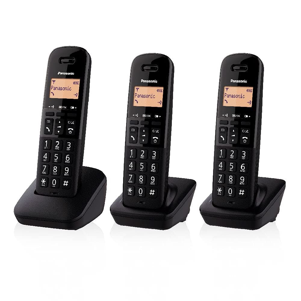 📞 PANASONIC Cordless Trio KX-TGB613JTB Schwarz 🎉