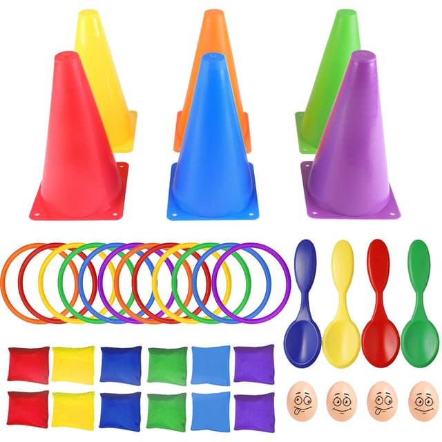 🎉🌞 Waylipun 4-in-1 Outdoor Spiele Set für Kinder 🎈🤹‍♂️
