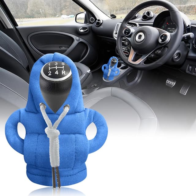 SXCCNW Auto Schaltknauf Abdeckung - Schaltknauf Überzug Hoodie für Auto Schalthebel Dekoration 🚗