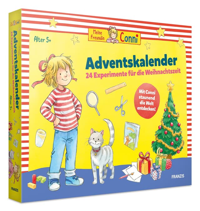 🎄 FRANZIS 67207 - Meine Freundin Conni Adventskalender: 24 Experimente für die Weihnachtszeit