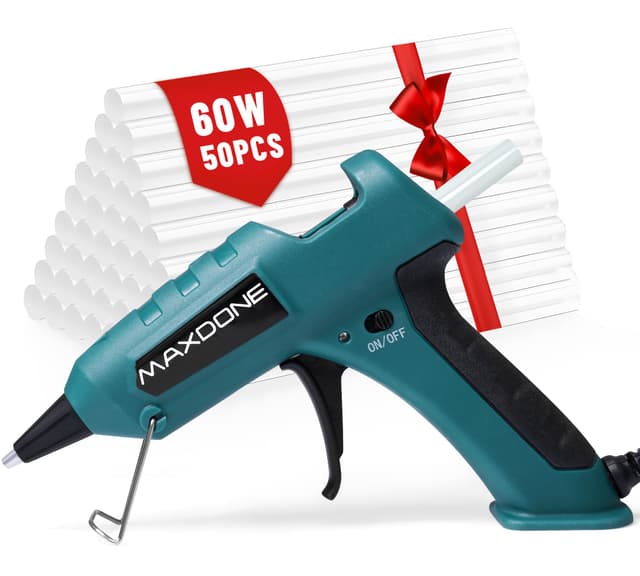 MAXDONE 60W Heißklebepistole mit Feuerfester Garantie 🔥🔧