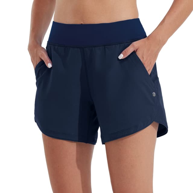 🌊🩱🔥 REDUZIERT! WILLIT Damen 5" Badeshorts Boardshorts UPF50+ Badehose - Navy Blau
