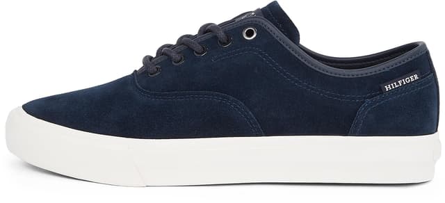TOMMY HILFIGER Herren Th Hi Vulc Oxford Suede Fm0fm05401 Low Top 44 EU Blau Wüstenhimmel 👟🌟