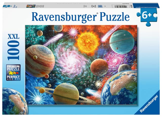 Ravensburger Kinderpuzzle - Sterne und Planeten 🌟🌍 - 100 Teile Puzzle für Kinder ab 6 Jahren