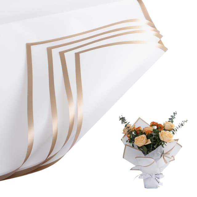 🌺 Geschenkpapier, 20 Blatt Blumenpapier für Geburtstag & Hochzeit 🌼